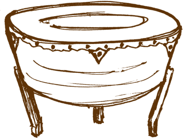 Image01 - Rabana Clipart Black And White (605x484)