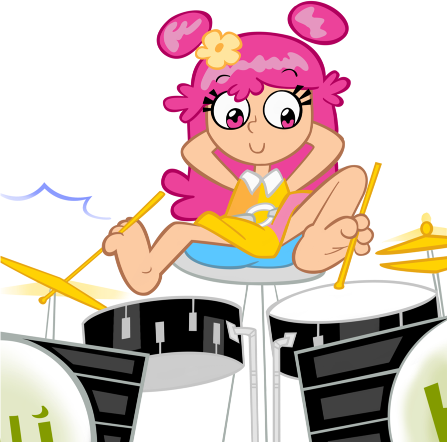 Ami Playing The Drums With Her Feet By Waffengrunt-d9qevon - Hi Hi Puffy Amiyumi Footjob (894x894)