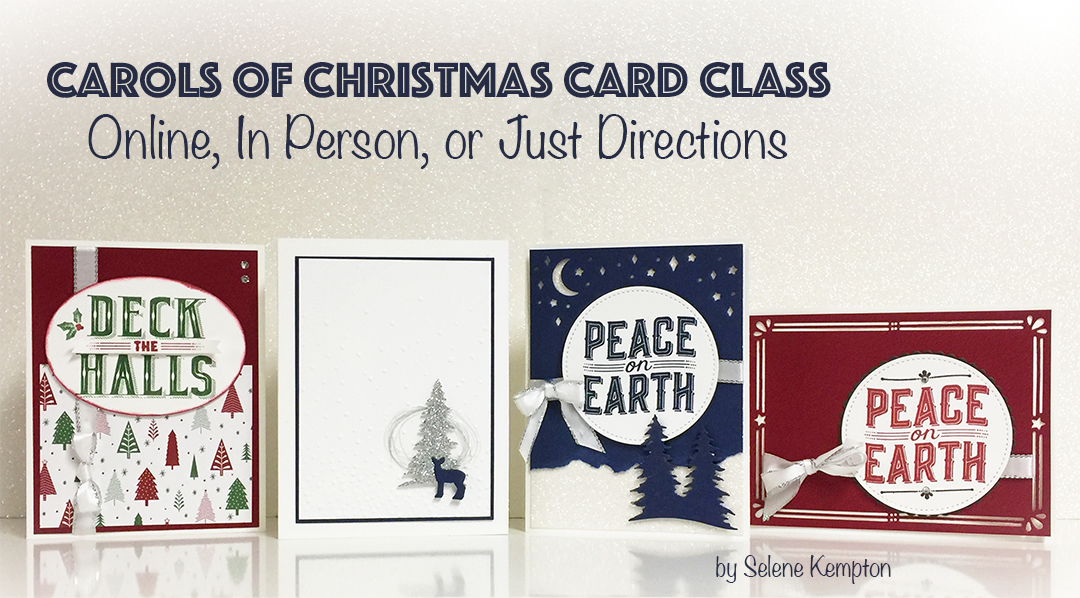 Stampin Up Carol's Of Christmas Card Class - Traffic Sign (1080x598)