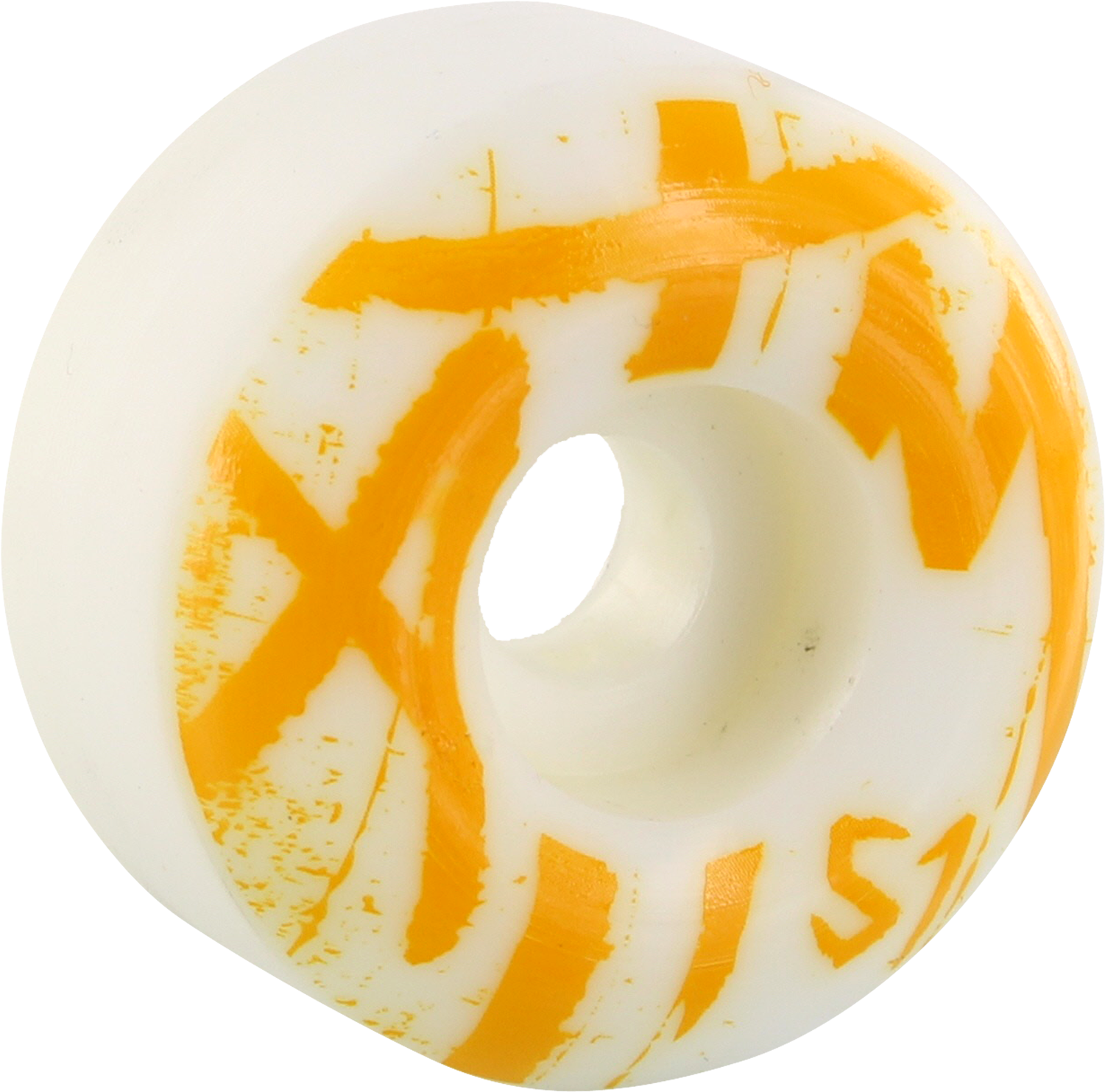 Atm Sketcher 51mm White/orange Skateboard Wheels - Sol Naciente Monet (1500x1500)