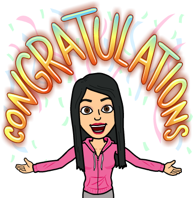 To All Graduates Of Work Will Pay Off - Bitmoji Congratulations (398x398)