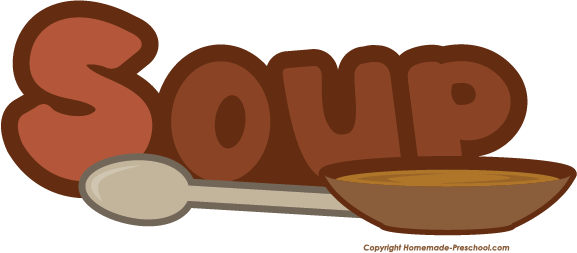 Soup Clipart Word - Soup Word Clipart (577x253)