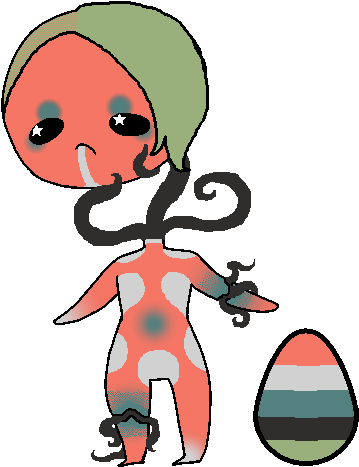 Body Horror Palette Adopt For Swellows By Bourbon-whiskey - Cartoon (373x475)