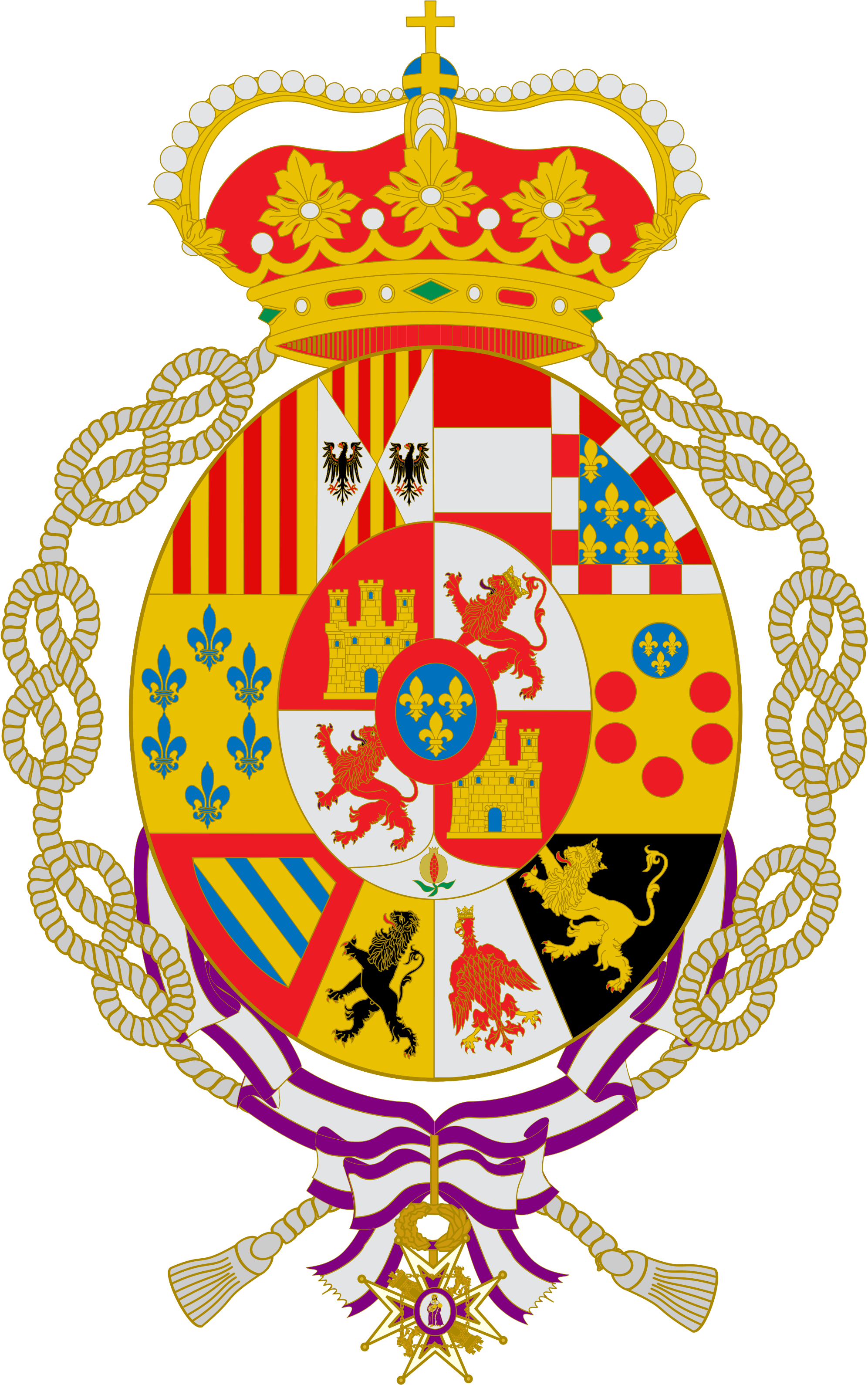 Open - Fyon Ensign Of The Spanish Navy During The First Part (2000x3223)
