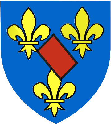 Armes Bourbon-condé - Coat Of Arms (360x400)