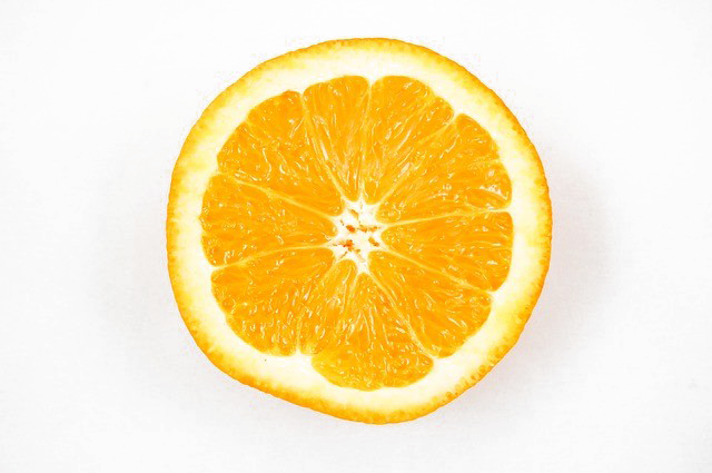 Half Orange Png Clipart - Portable Network Graphics (640x425)
