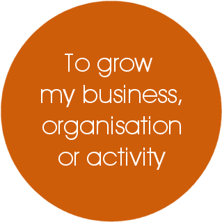 To Grow My Business, Organisation Or Activity - Circle (350x350)