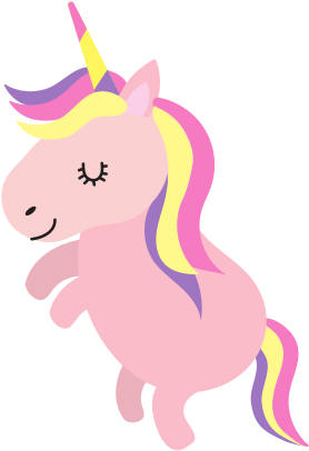 Beauty Unicorn Dancing - Unicorn (550x550)