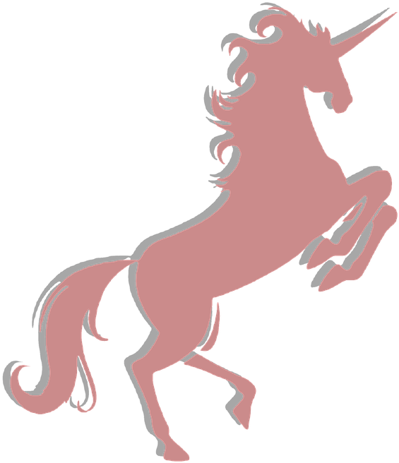 Baby Unicorn Cliparts 12, Buy Clip Art - Pink Unicorn Silouette Png (720x720)