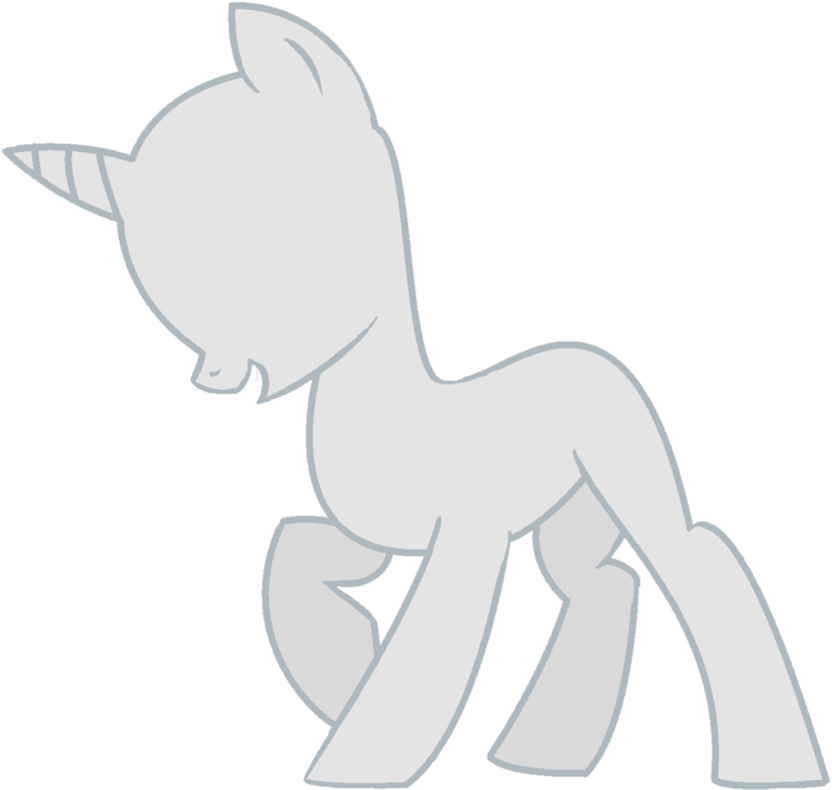 My Little Pony Horse Twilight Sparkle Unicorn - My Little Pony Unicorn Outline (1011x791)