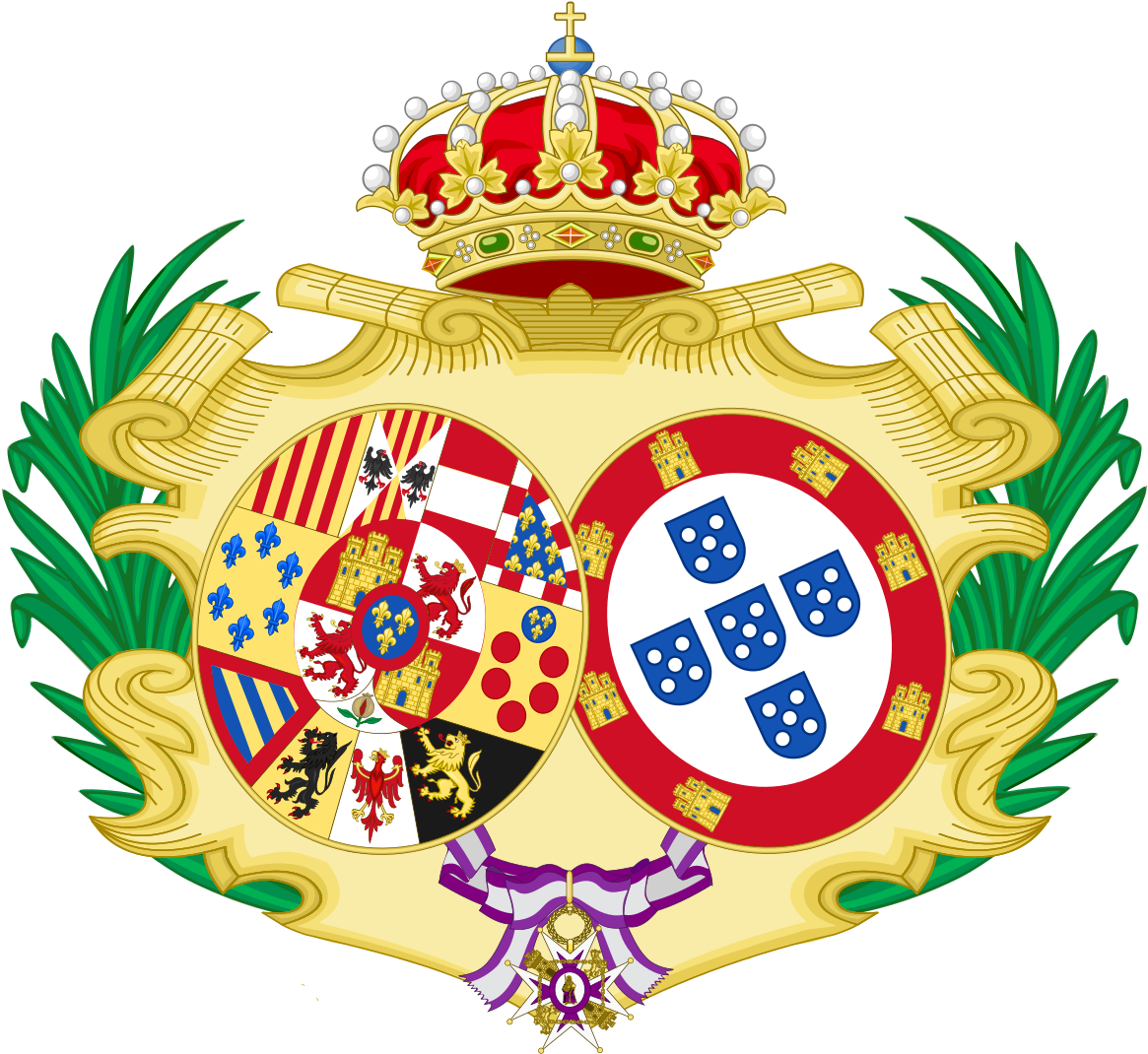 Coat Of Arms Portugal (1200x1115)