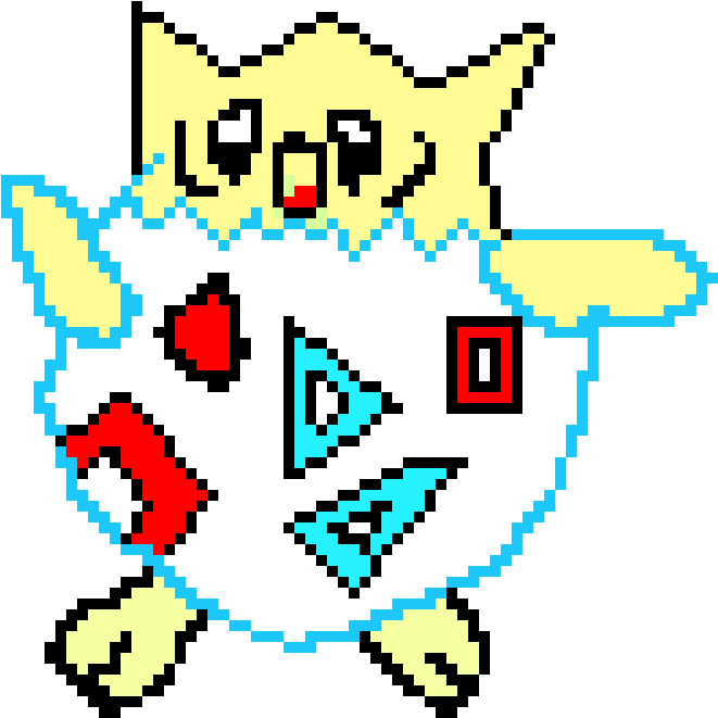 Togepi Pixel Art - Portable Network Graphics (750x700)