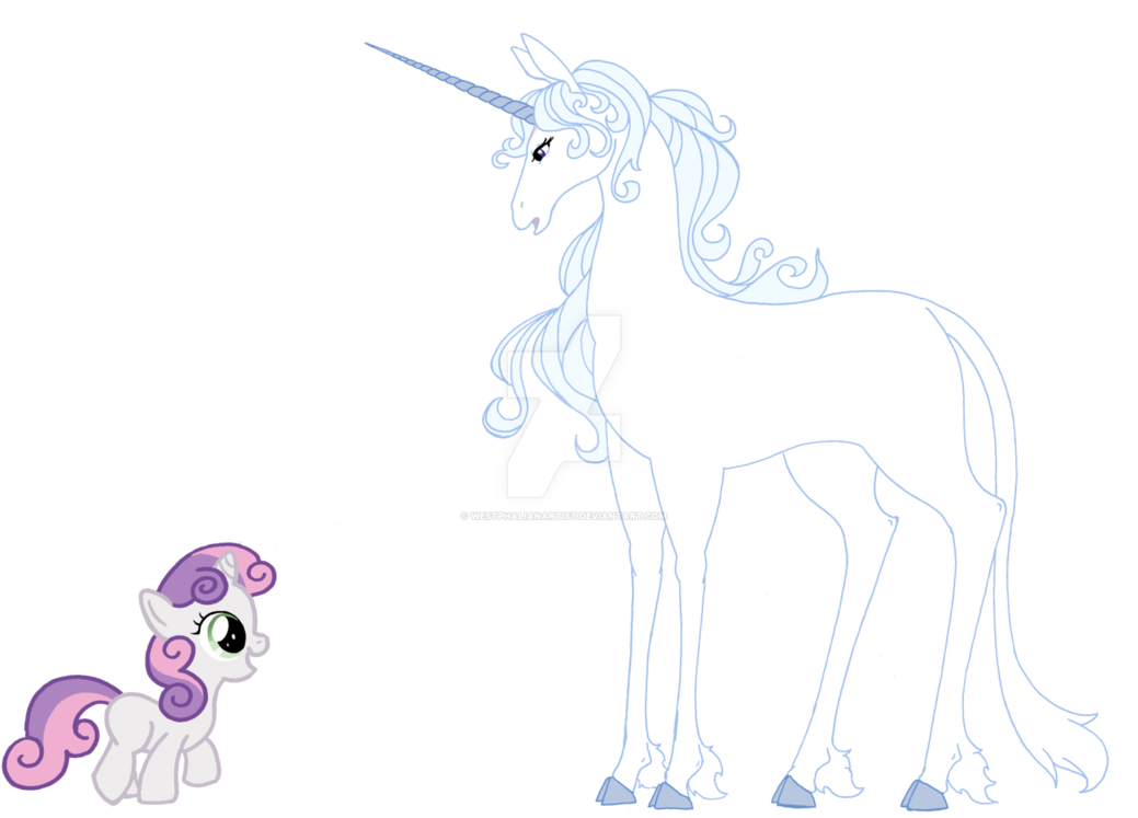 Mlp The Last Unicorn By Westphalianartist - Cartoon (1064x751)