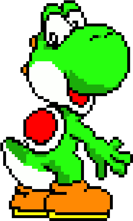 Big Yoshi Pixel Art - Yoshi Pixel Art (480x800)