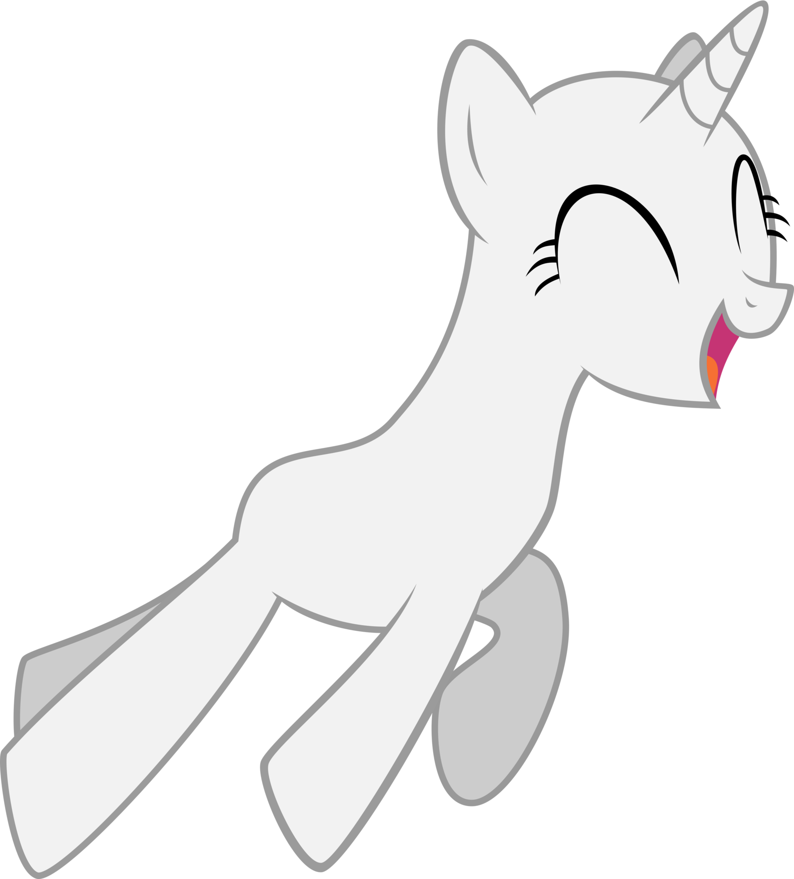 Happy Unicorn Jumping Base By Starshinecelestalis Happy - Mlp Base Unicorn Happy (1600x1770)