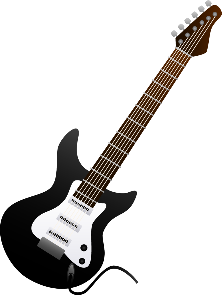 Guitar Black And White Bass Guitar Clipart Black And - Chapman Guitars Ml1 Norseman (768x1017)