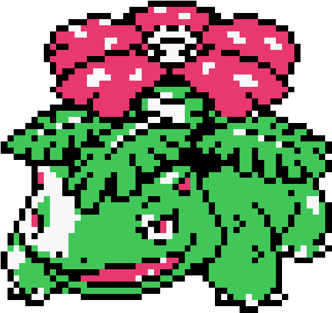 Transparent Animated Gif - Pokemon Venusaur Gen 1 Sprite (500x500)