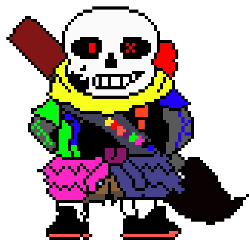 Pixel Sans Sprite - Ink Sans Pixel Art (860x810)