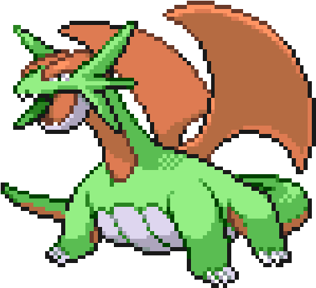 Salamence Pixel Art (500x448)