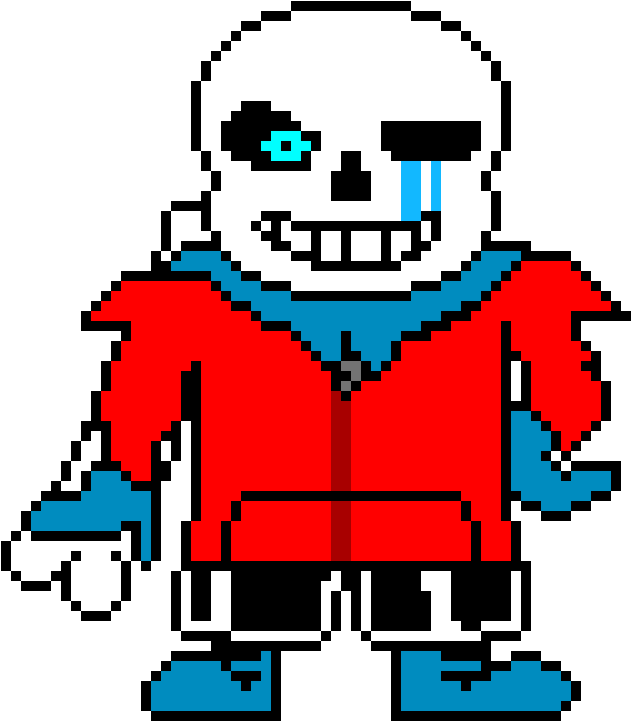 Sprite Undertale Pixel Art Clip Art - Disbelief Sans Underswap Sprite (690x740)