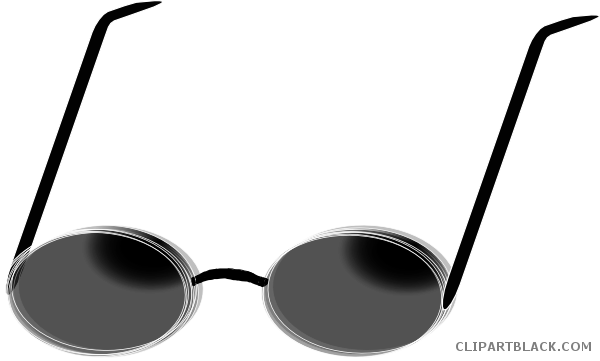Glasses Tools Free Black White Clipart Images Clipartblack - Clip Art Sunglasses Transparent (600x361)