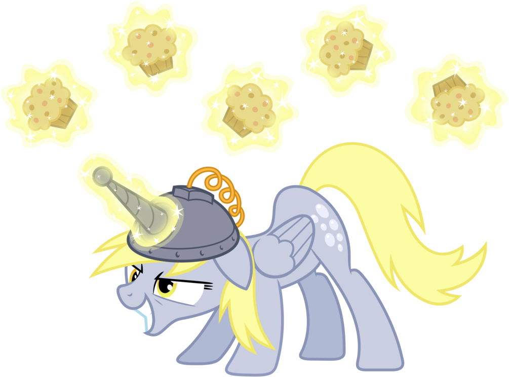 Derpy Hooves, Artificial Unicorn Horn - Mlp Unicorn Poses (1024x763)