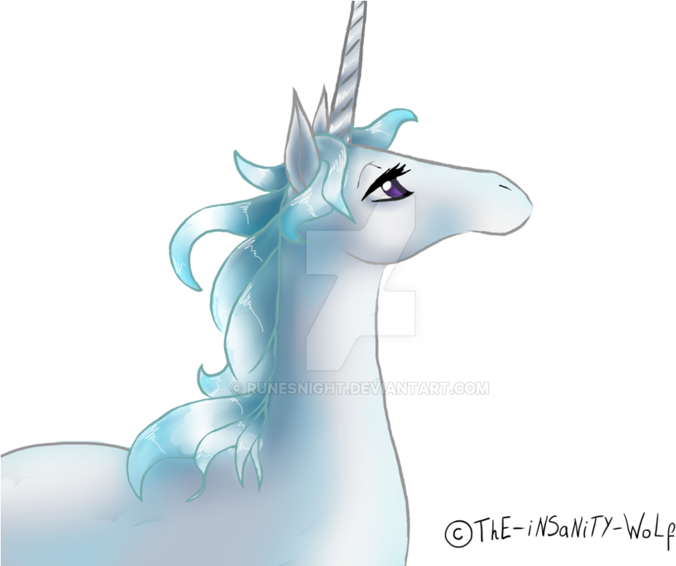 The Last Unicorn By Runesnight - Last Unicorn Transparent (1008x792)