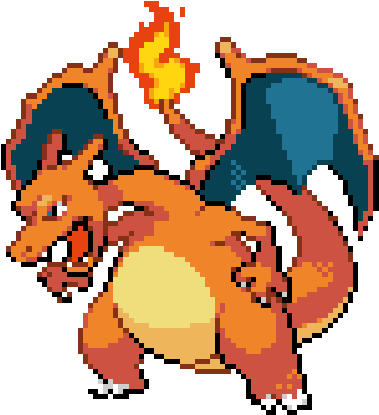 Pokemon Charizard Pixel Art Images Pokemon Images - Pokemon Charizard Pixel Art Images Pokemon Images (500x510)