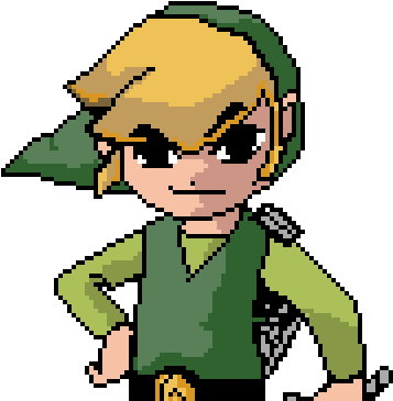Zelda Pixel Art Mini Skirts By Drunkpolarbear - Legend Of Zelda Pixel Art Link (400x400)