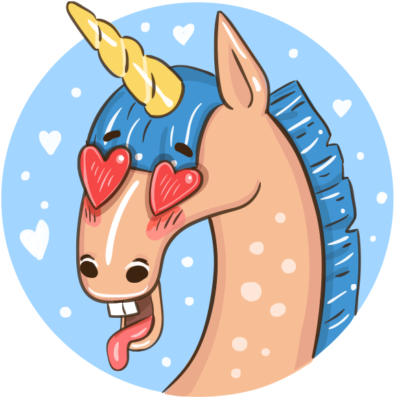 Unicorn In Love - Unicorn In Love Gif (800x600)