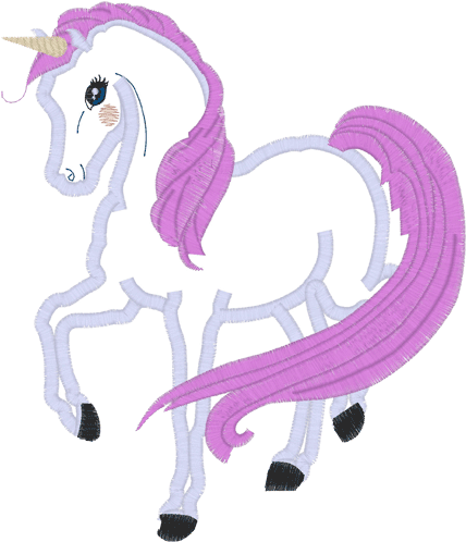 Fairytale Unicorn Applique - Illustration (501x501)