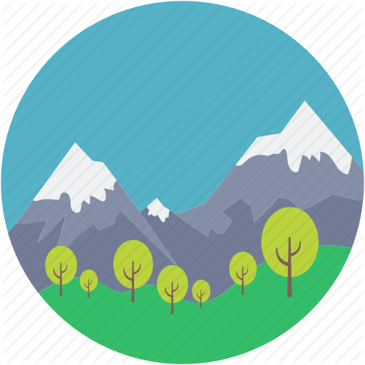 Valley Clipart Countryside - Countryside Icon (512x512)