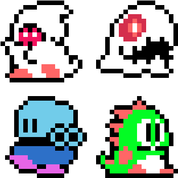Beautiful Online Background Colour Change Of Photo - Bubble Bobble Pixel (400x400)