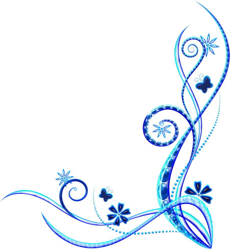 Blue Ornament Clip Art - Roopal Tyagi (1024x1024)