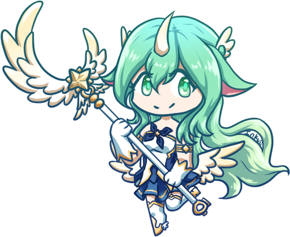 Magical Miracle Unicorn Girl - Cartoon (718x718)