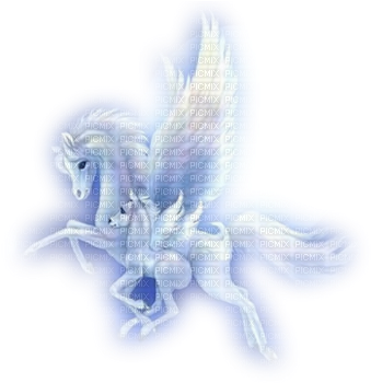Unicorn Pegasus Mother Baby - Mother And Baby Unicorn (400x350)