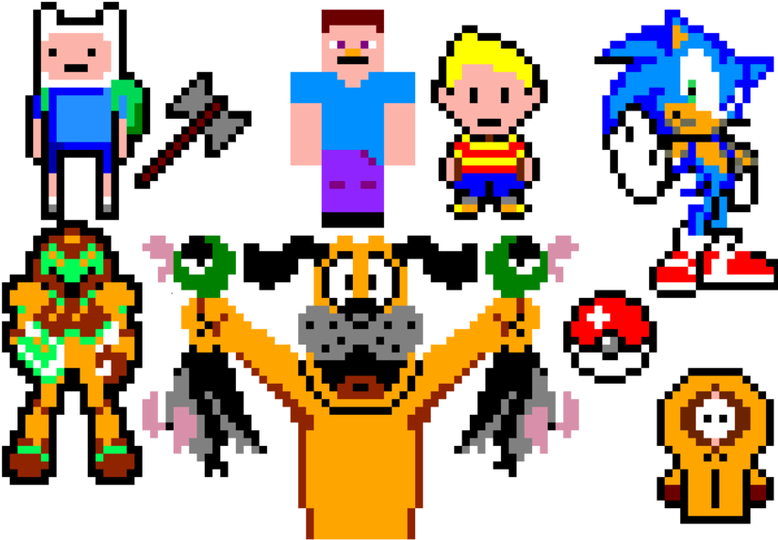 Some Pixel Art I Copied Off Of Templates By Thatgoatazzy - Mother 3 Lucas Sprite (900x611)