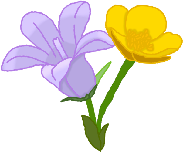Buttecup Lilac's Cutie Mark By Mintymagic74 - Snow Crocus (1024x576)