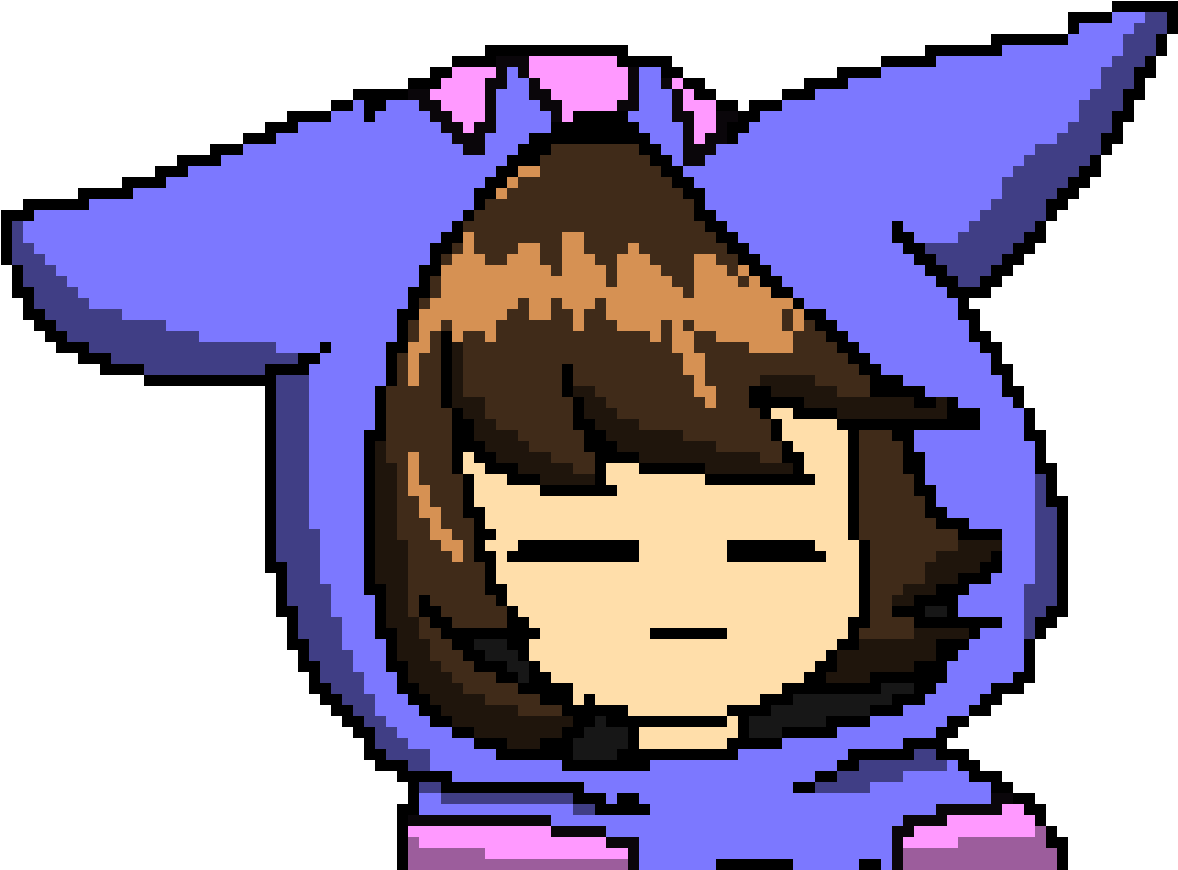 Pixel Art Clip Art - Pixel Art Frisk (1584x869)