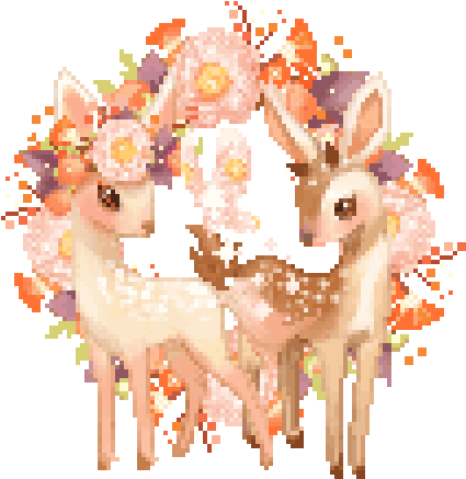 Gfycat Url - Kawaii Deer Gif (500x460)