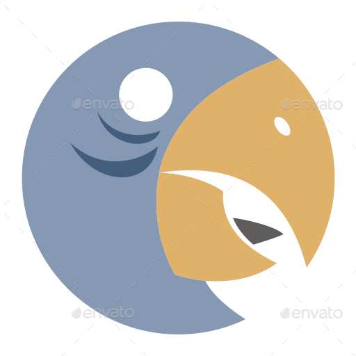 Preview/png/parrot - Icon Animal Circle Png (512x512)