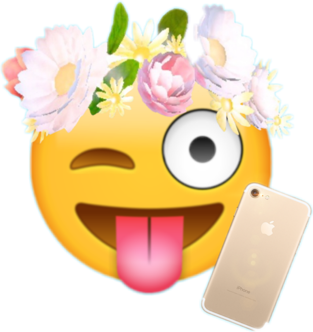 Snapchat Flower Filter Png (1024x1088)