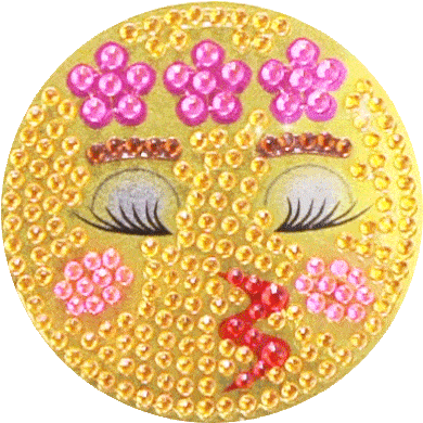 Flower Crown Emoji - Circle (400x400)