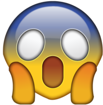 The Omg Emoji, But I Think We Can All Agree It's Screaming - Omg Emoji (400x400)