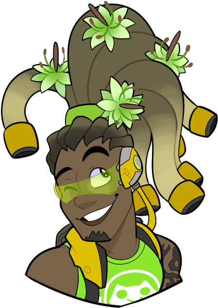 I Haven't Drawn Nearly Enough Lucio - Lucio Flower Crown (540x663)