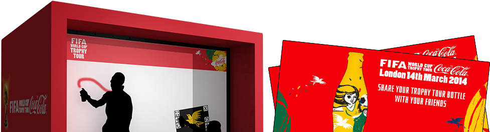 Spray Paint Wall And Coca Cola Teamed Up To Provide - Trophy Tour Coca Cola Activation (1022x269)