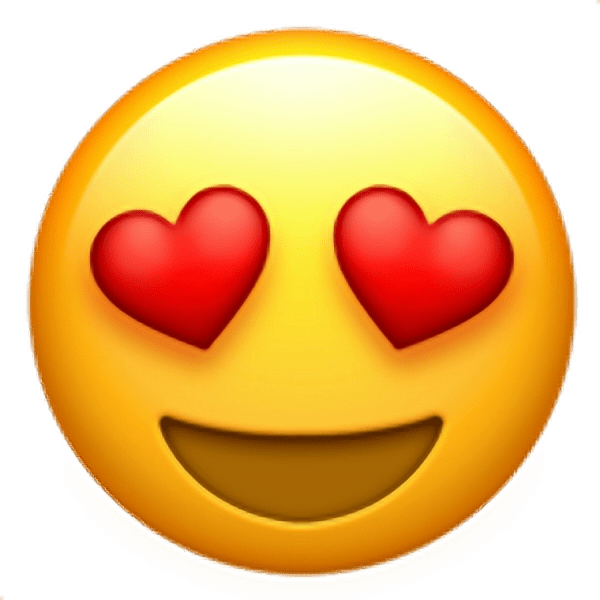 Emoji Iphone Png Sticker By Conny Garces - Love Emoji (1024x1024)