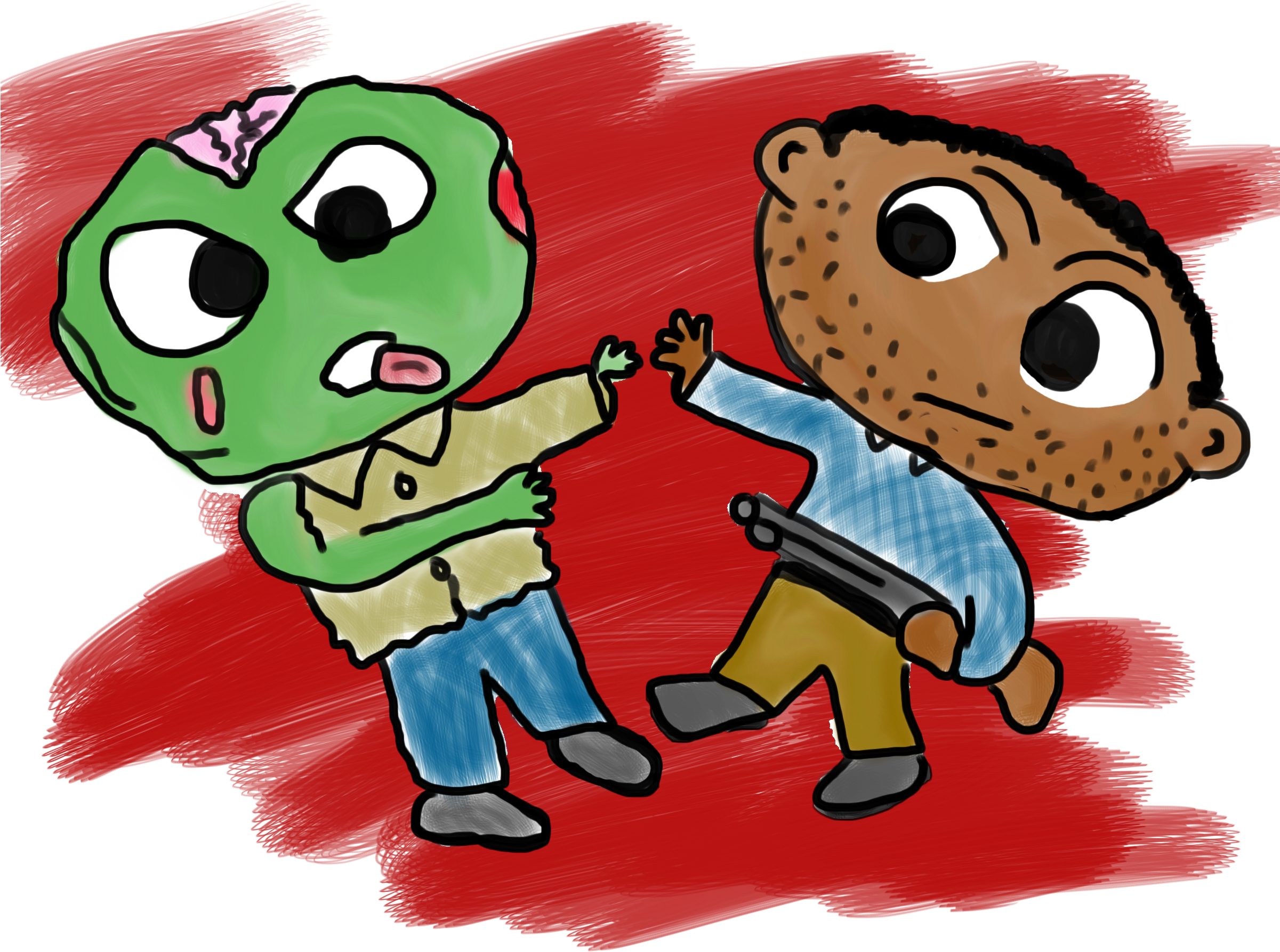 Big, Scary, Make-believe Land - Cartoon (2400x2400)