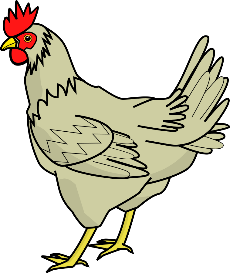 Chicken Clip Art - Chicken Clipart (758x900)