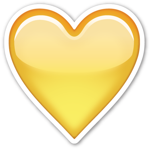 What Those New Snapchat Emojis Mean Open Connection - Emoji De Corazon Amarillo (532x530)